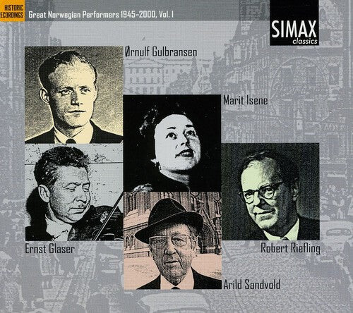 

CD диск Gulbransen / Isene / Glaser / Riefling / Sandvold: Great Norwegian Performers 1: 1945-2000