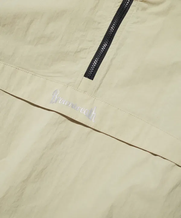Ветровка анорак для детей, Kids windbreaker anorak Brownbreath Kids, бежевый — фото 4