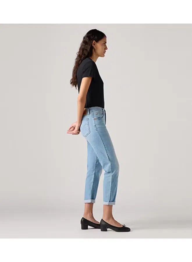 Джинсы-бойфренд свободные с завышенной талией Levi'S, индиго — фото 3