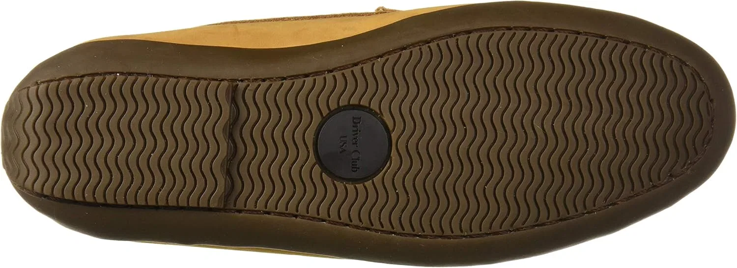 Детские лоферы из натуральной кожи San Diego 2.0 Venetian Driver Driver Club USA, Tan Nubuck — фото 4