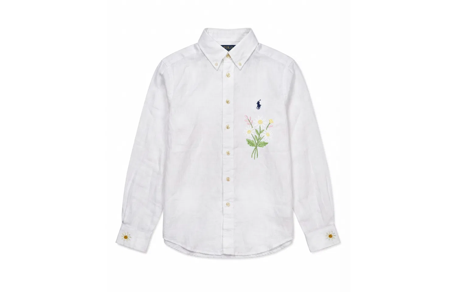 Детская рубашка с воротником Polo Ralph Lauren, Sunny Daisy