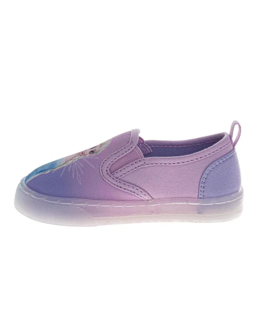 Кеды из канваса с принтом Elsa and Anna Disney, Pink Lilac — фото 4