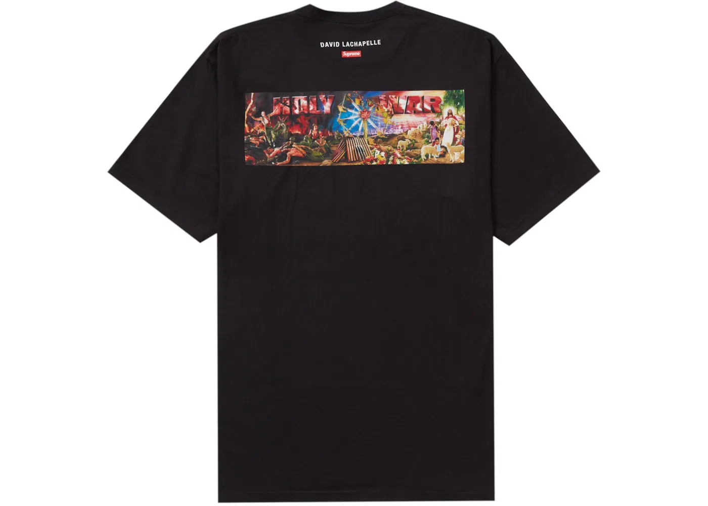 Мужская футболка с принтом Holy War Tee Supreme, Black — фото 2