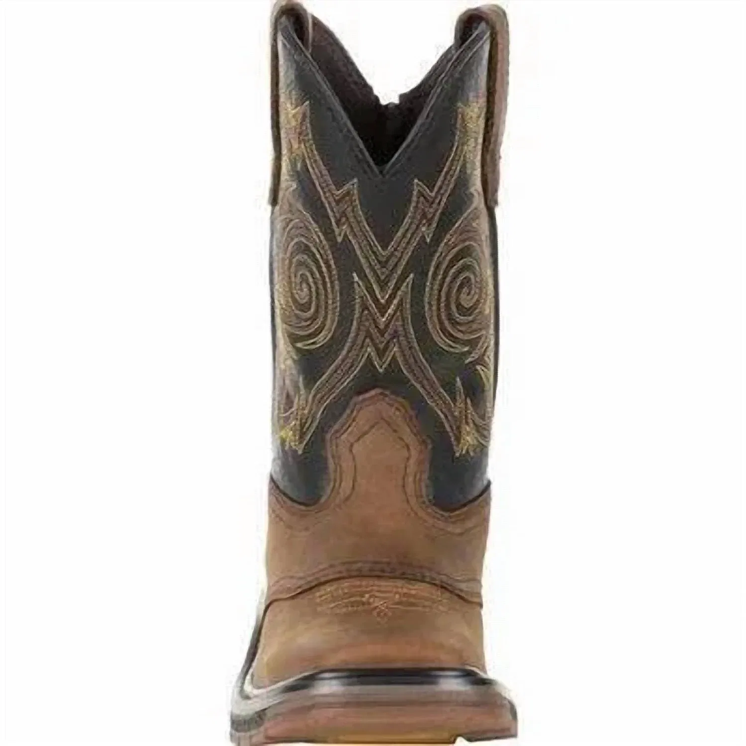Детские ковбойские сапоги на молнии модель Carbo-Tec Lt Pull-On Saddle Boot Georgia Boot, черный — фото 2