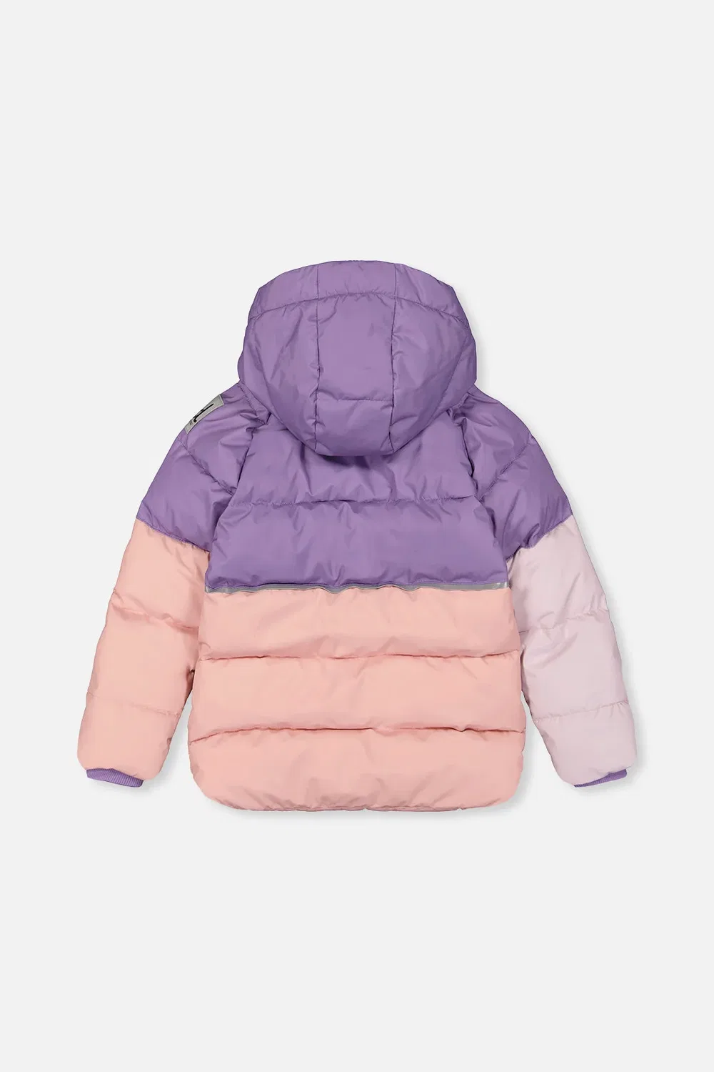 Детская зимняя куртка с утеплителем Color-Block Winter Jacket Deux par Deux, Violet — фото 2