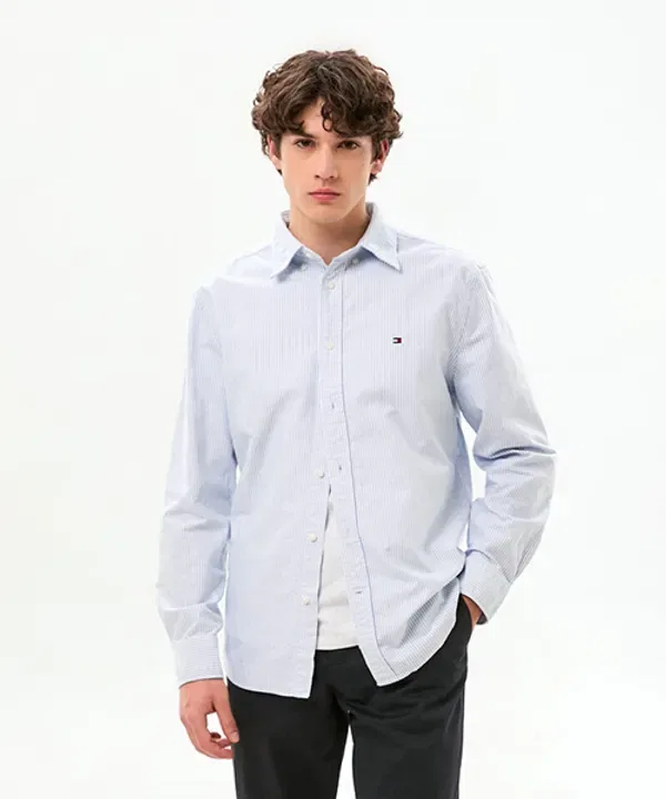 Рубашка оxфорд стpайп, Tommy Hilfiger