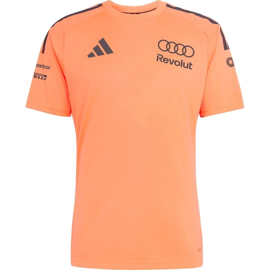 Футболка с принтом Audi Revolut F1 Team Set Up Tee adidas, Оранжевый — фото 3
