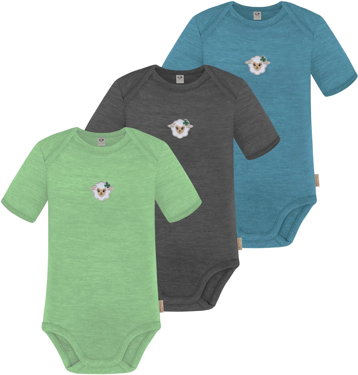 Боди-комбинезон с коротким рукавом комплект из 3 штук Tauranga Normani Outdoor Sports, синий