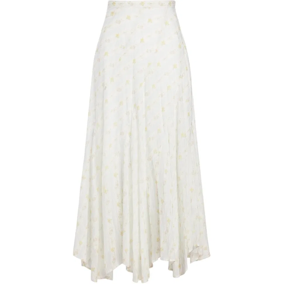 Женская юбка-трапеция Casual Long Skirts Cream White Polo Ralph Lauren, Cream White