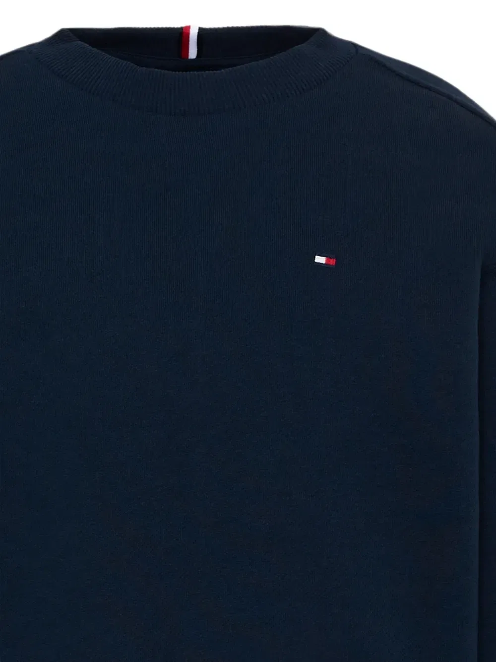 Джемпер с вышитым логотипом Tommy Hilfiger Junior, синий — фото 3