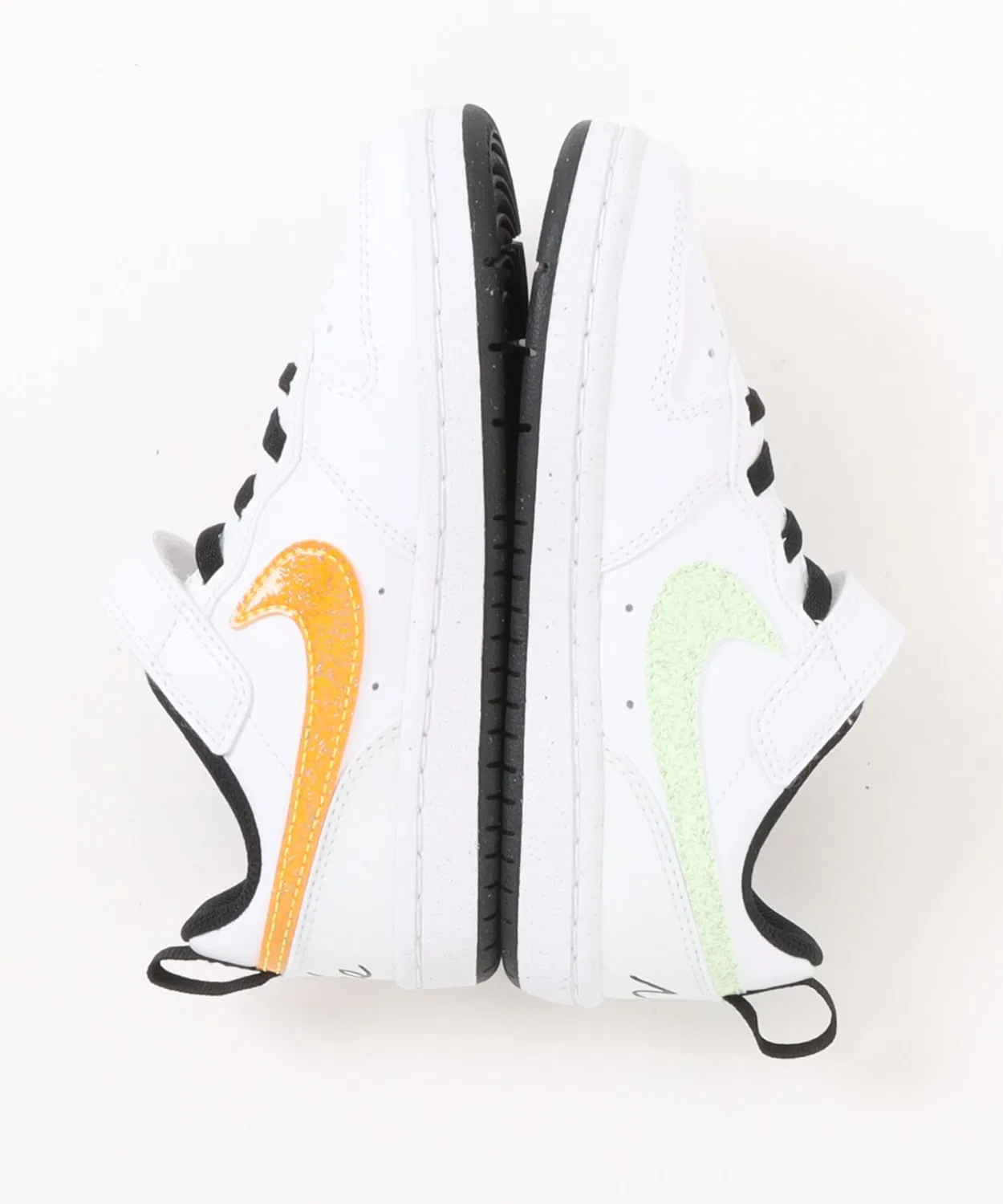 Детские кроссовки с липучкой Court Borough Low Win PS NIKE, Белый — фото 4