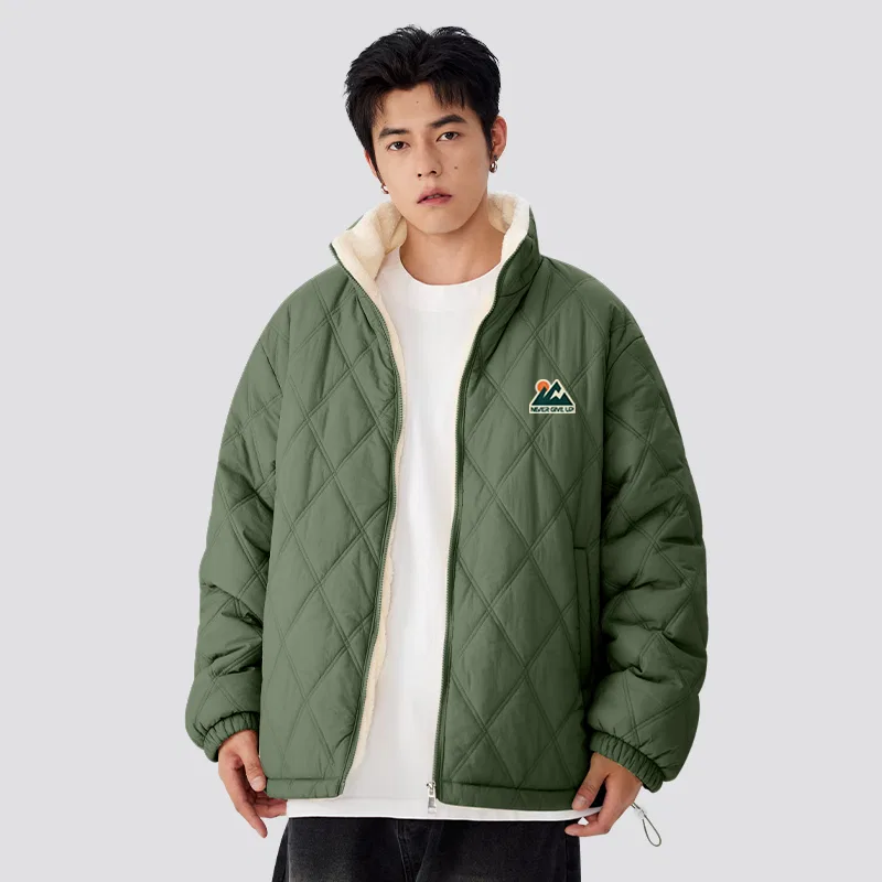 Детский пуховик с принтом [Super-Warm Sherpa]Palm Green (Ma Qiu Feng Zhu Ri Chest Logo) MINISO, Palm Green — фото 3