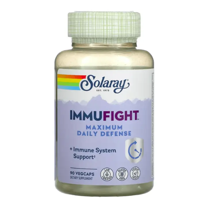 

Комплекс для защиты иммунитета ImmuFight Solaray, 90 капсул