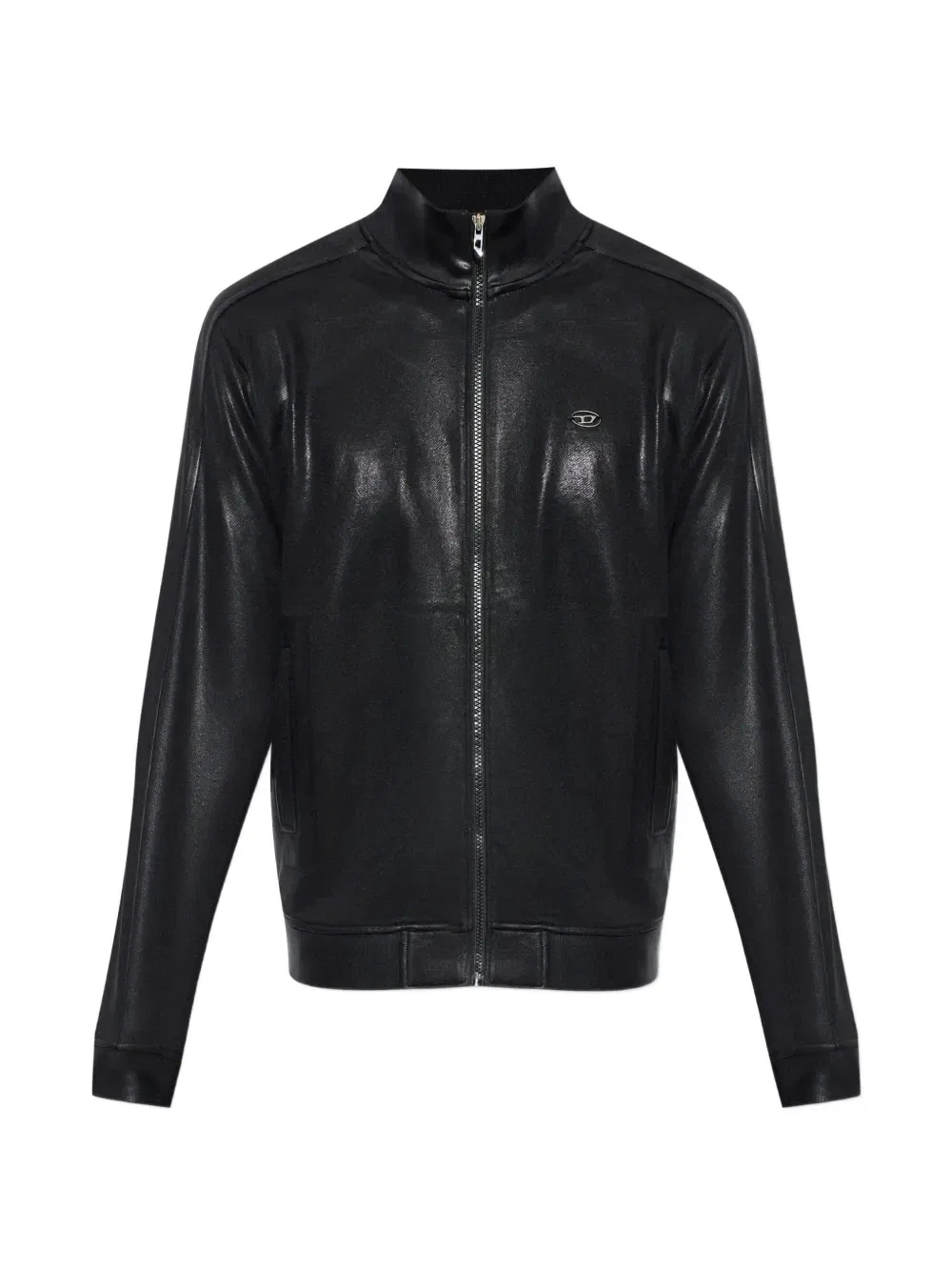 Толстовка S-Glossy на молнии Diesel, черный