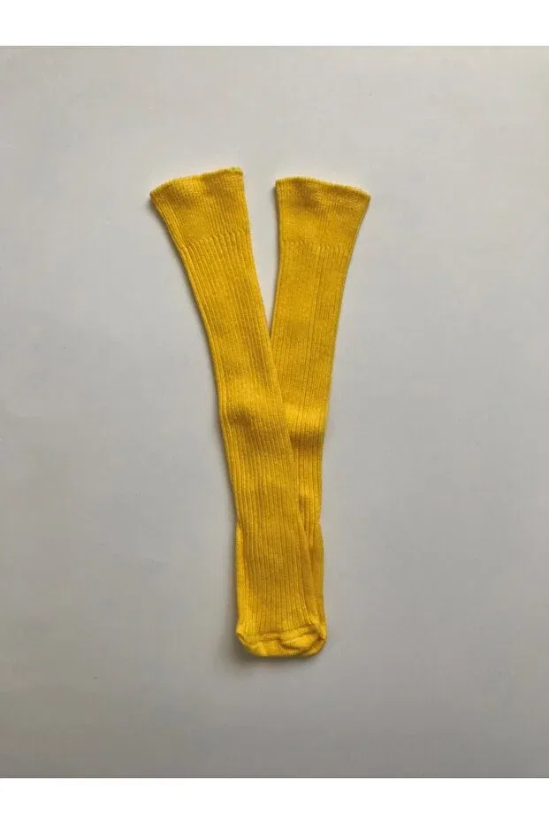 Детские носки для новорожденных хлопковые Nis Butik, Yellow
