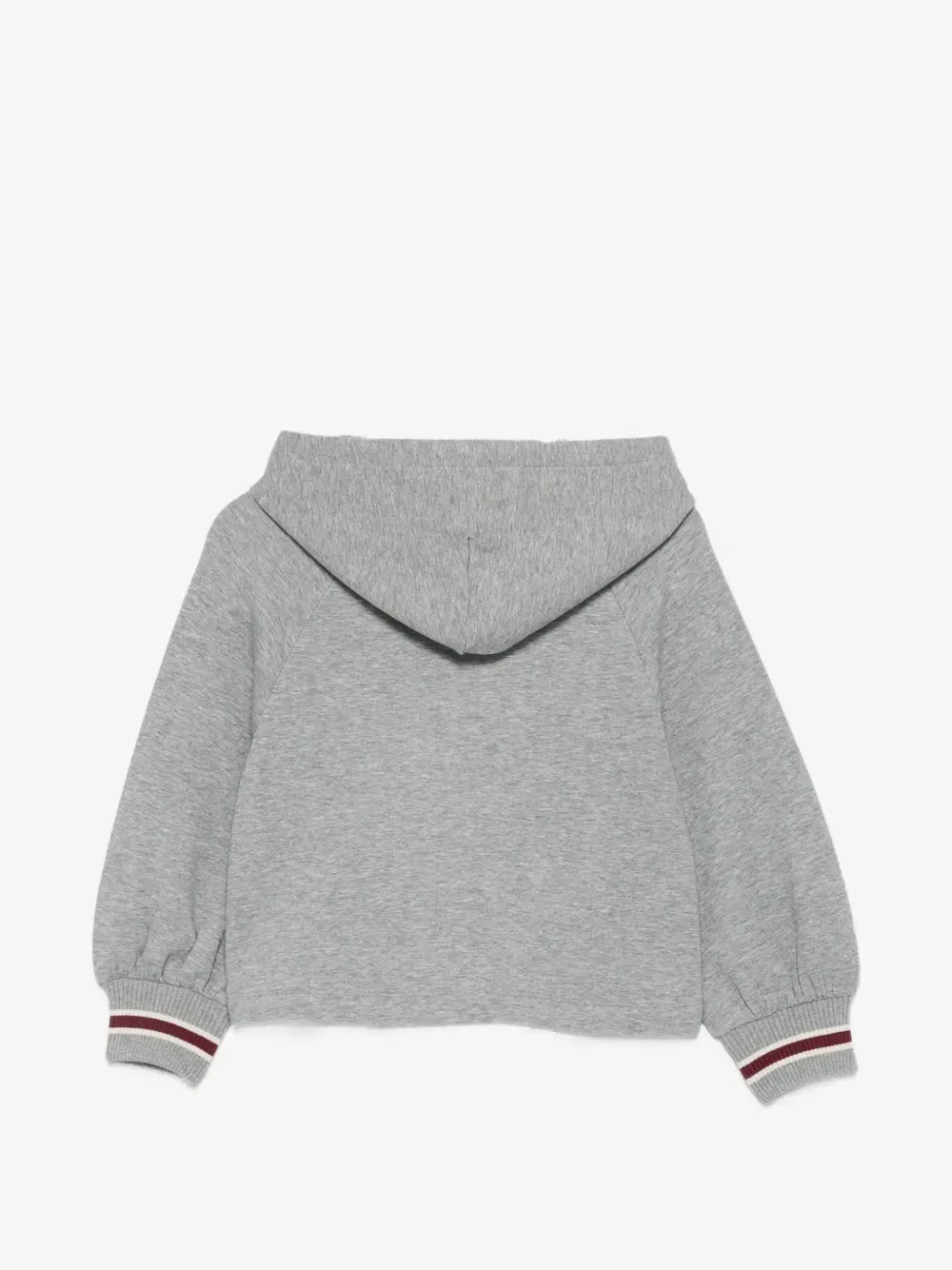 Толстовка с логотипом и пуговицами Emporio Armani Kids, серый — фото 2