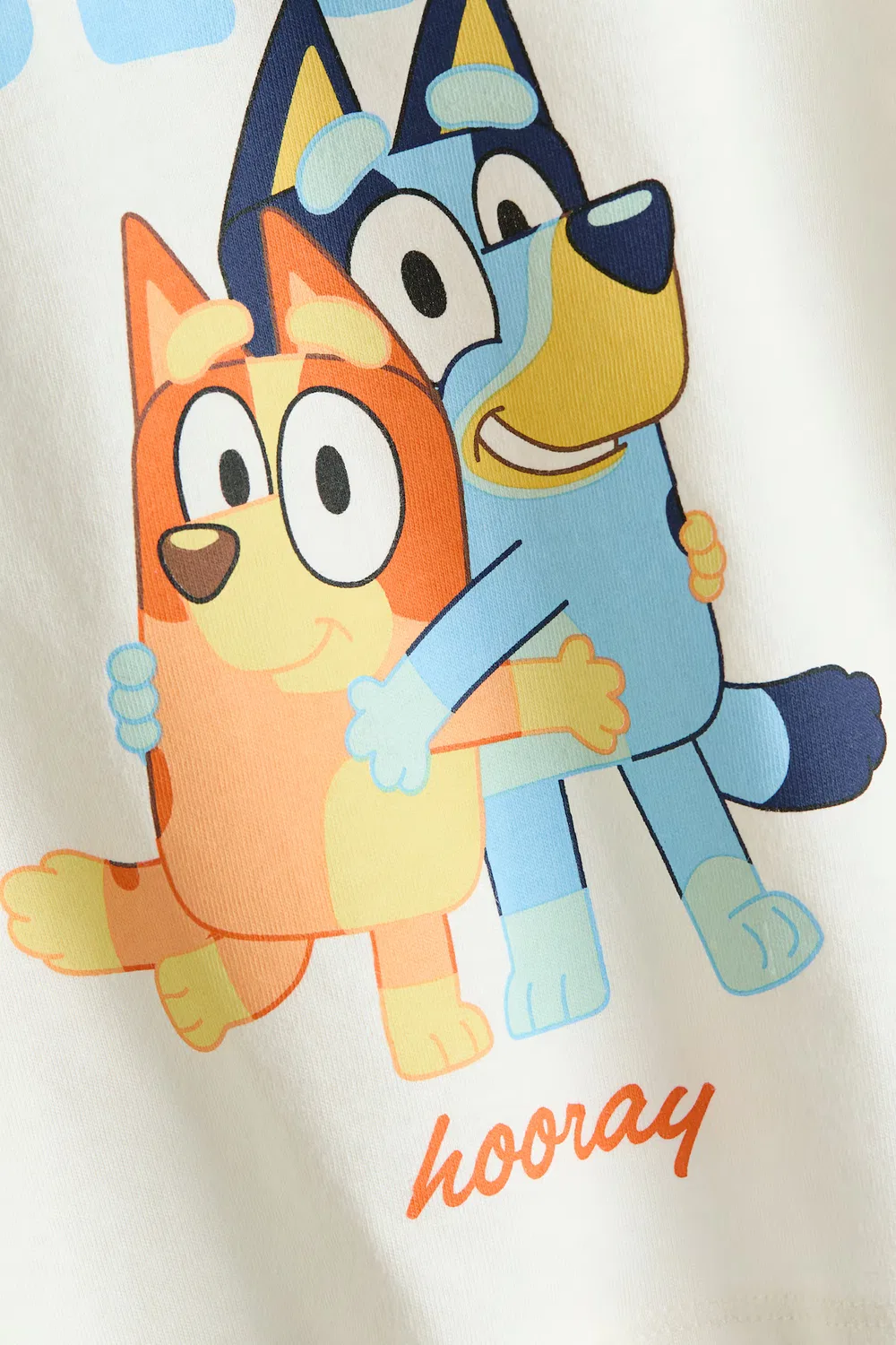 Хлопковая футболка с принтом H&M, Weiß/Bluey — фото 2