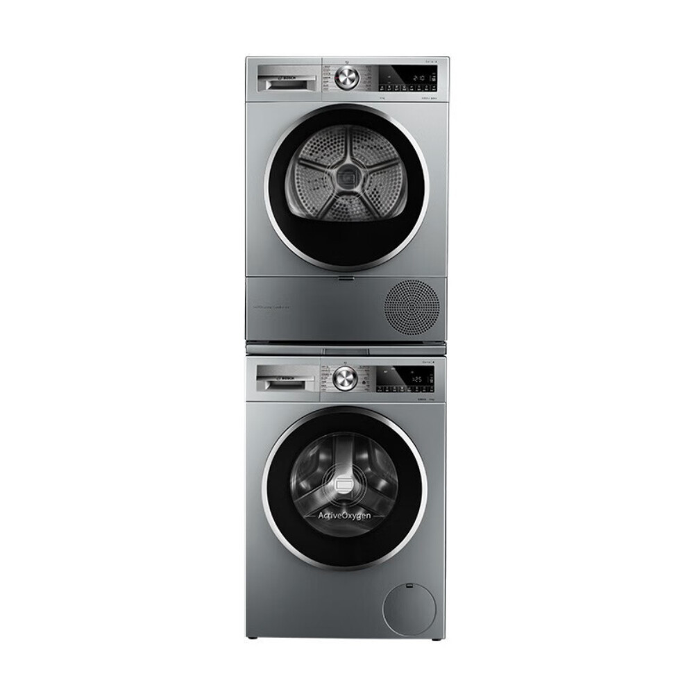 

Комплект для стирки и сушки белья Bosch WGA154E80W+WTUM45D80W, серый