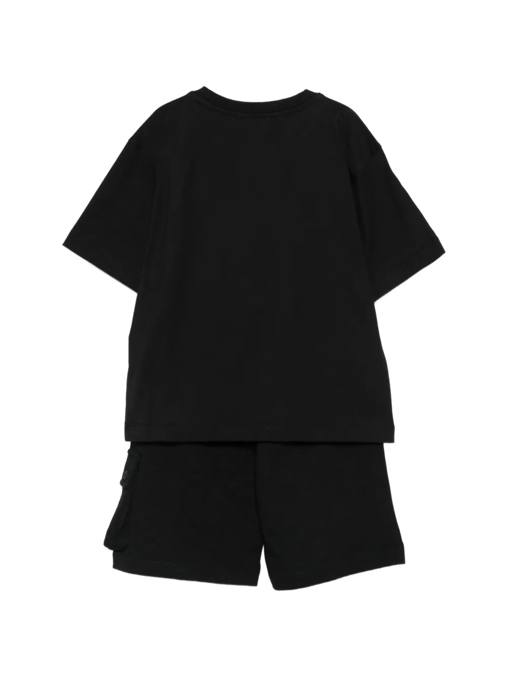 Трикотажный костюм с графикой "Тедди" Moschino Kids, черный — фото 2