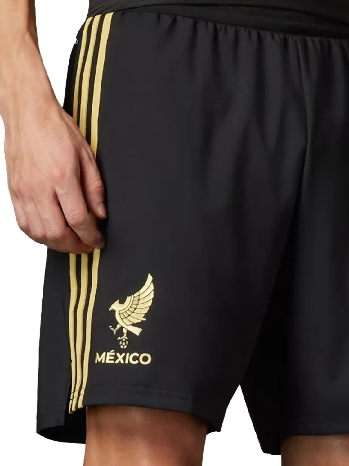 Шорты Mexico 2025 Gold Edition Adidas, черный — фото 2