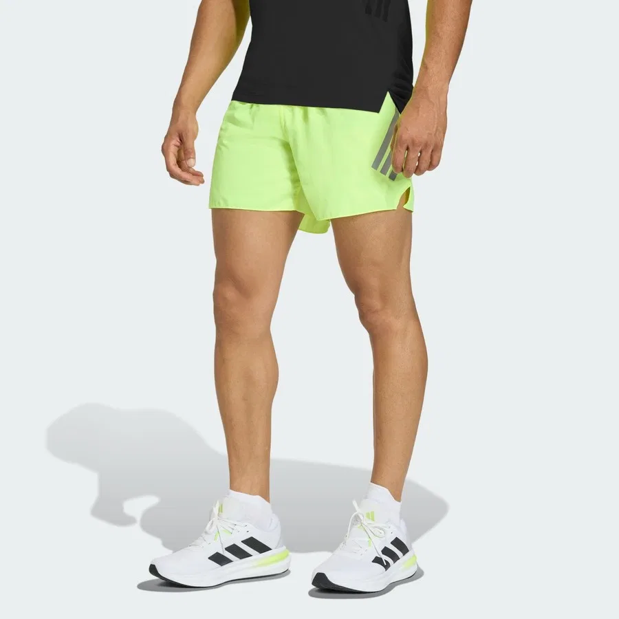 Шорты спортивные с внутренним слипом и принтом 3 полосы adidas Performance, Синий