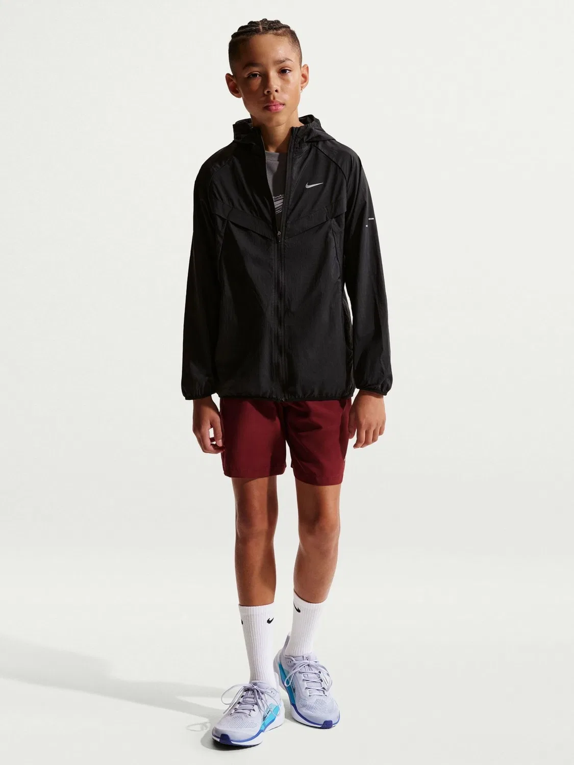 Куртка Nike Stride UV Repel, черная — фото 2
