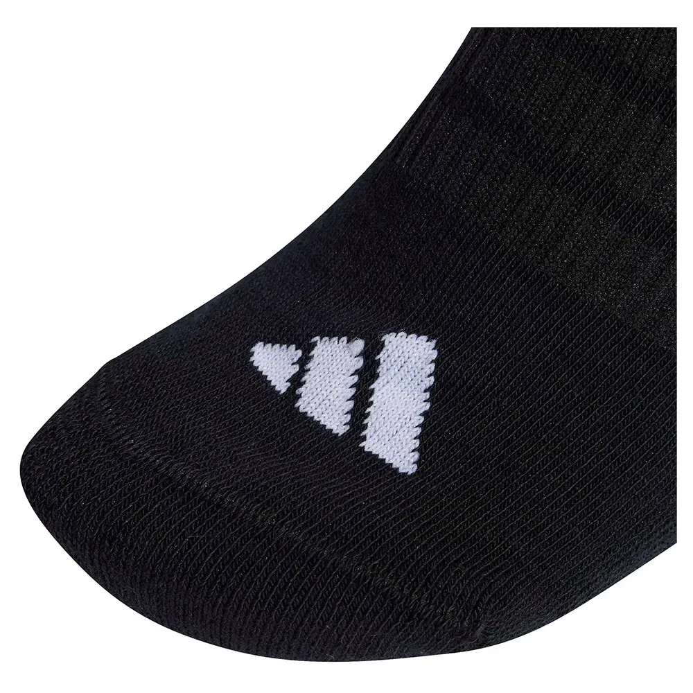 Носки Adidas Cushioned Essentials Low Cut, 3 пары, черный — фото 3