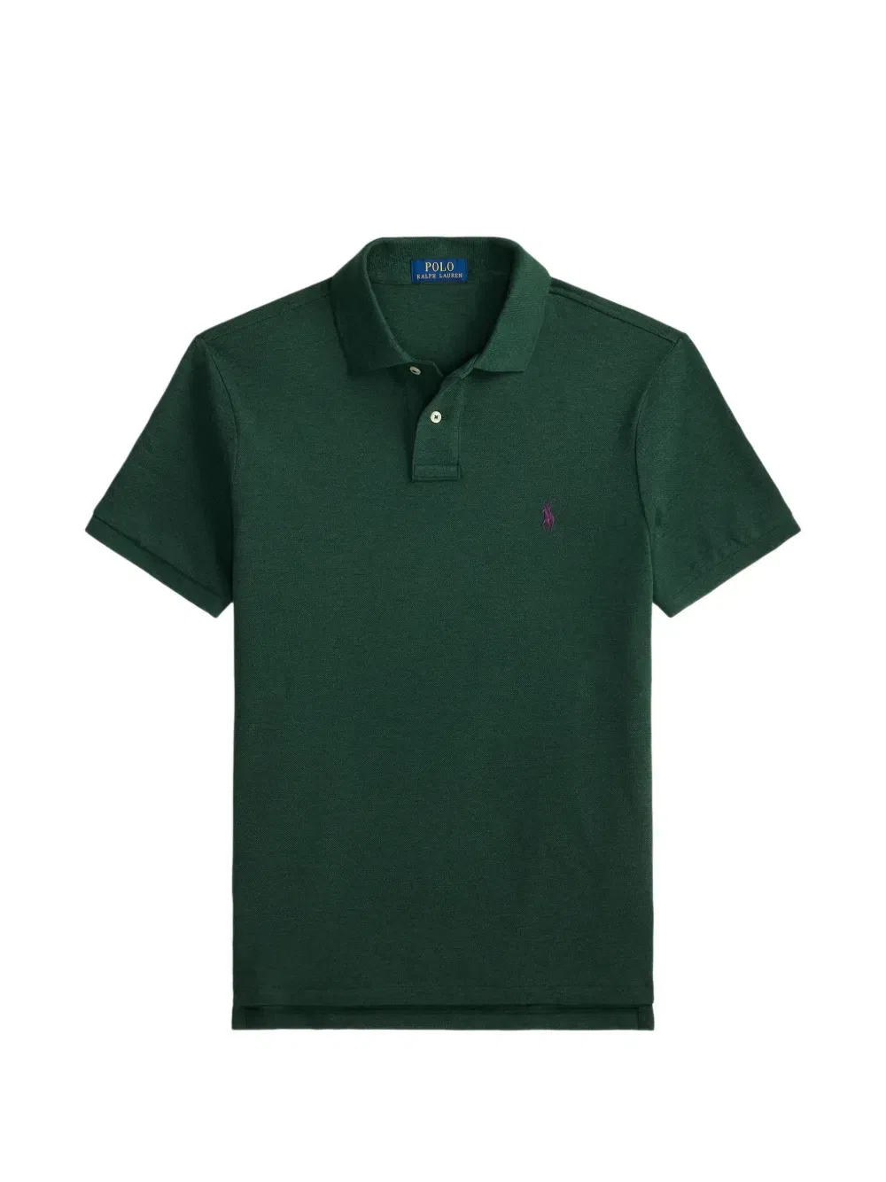 Рубашка поло узкого кроя Polo Ralph Lauren, зеленый