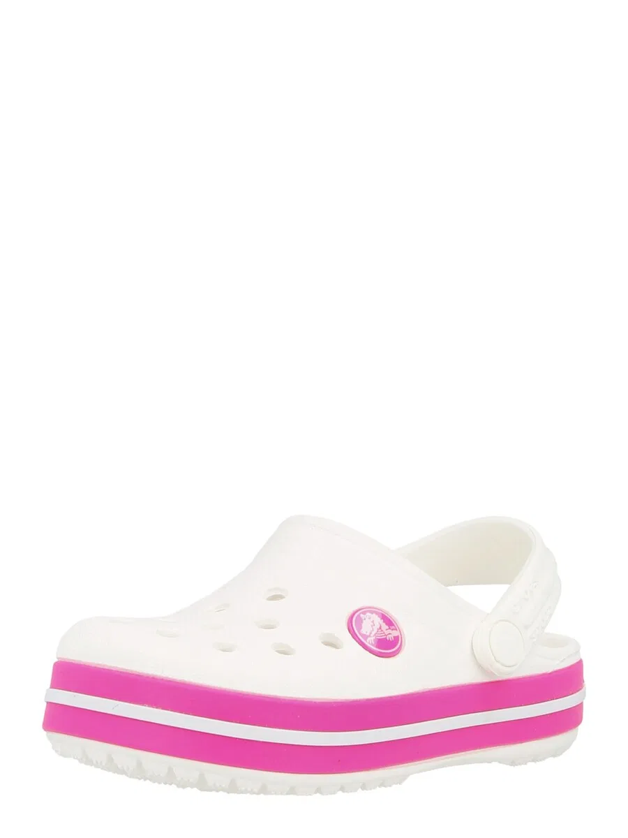 Сандалии Crocs 'Crocband' белого цвета