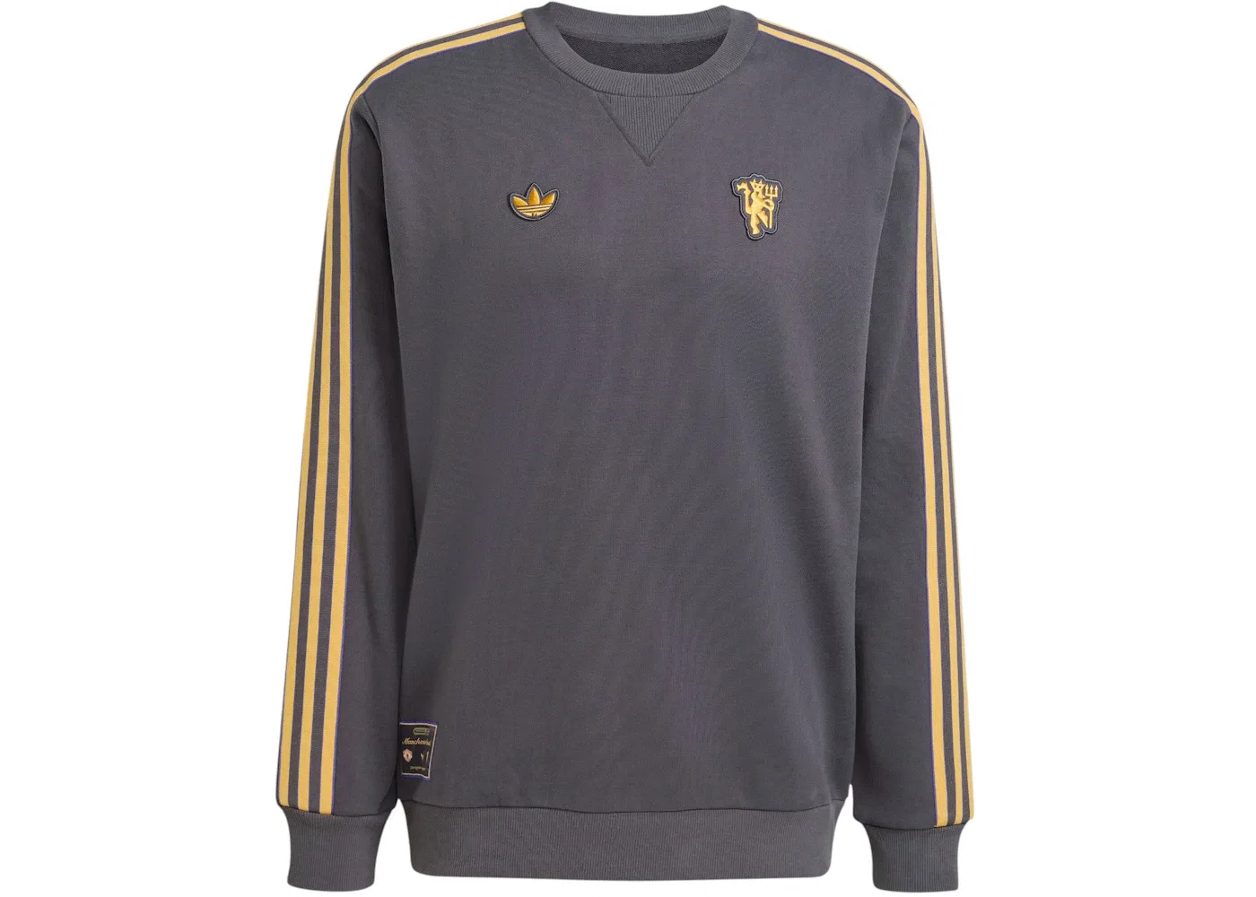 Мужской свитшот с длинным рукавом Adidas, Manchester United Utility Black