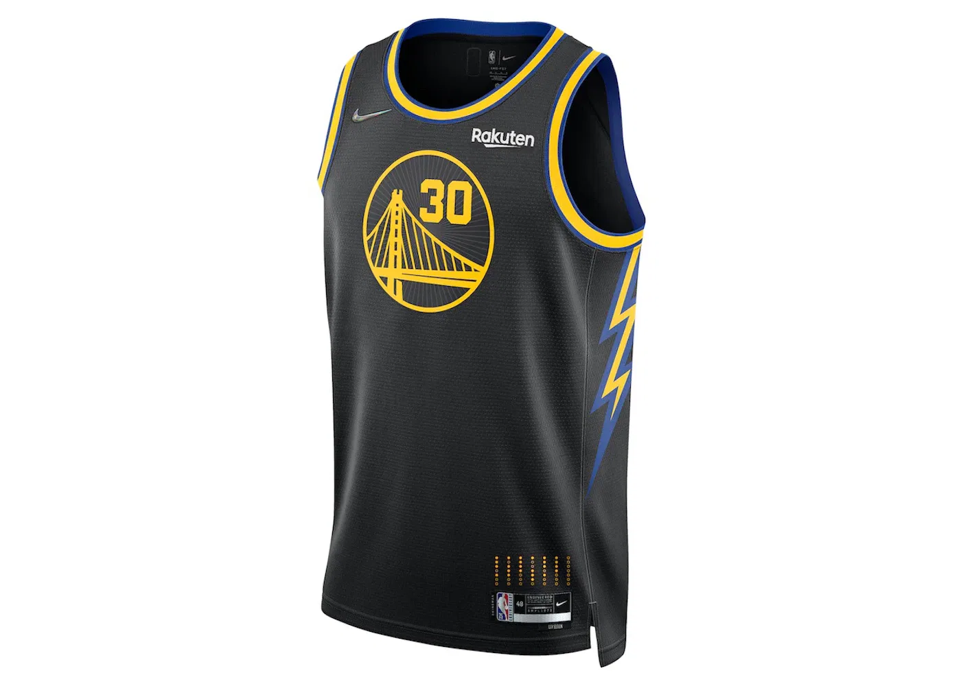 Мужская баскетбольная джерси Golden State Warriors Stephen Curry City Edition Swingman Jersey Nike, Black