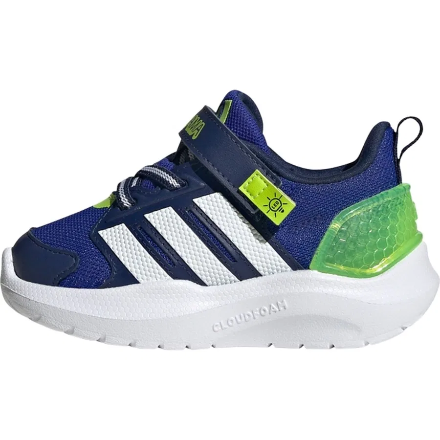 Детские кроссовки с LED-подсветкой Lightorama adidas, Сине-белый — фото 2