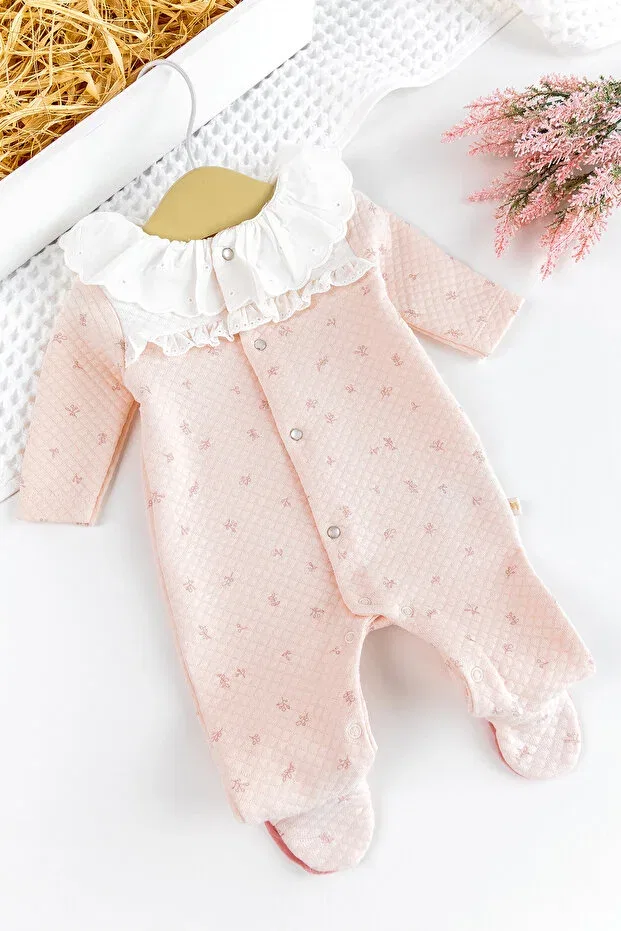 Детский комбинезон для девочек с принтом Babymod, Salmon
