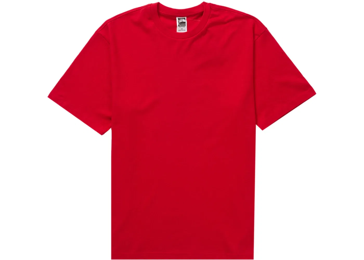 Мужская футболка с принтом Supreme The North Face Top, Red — фото 2