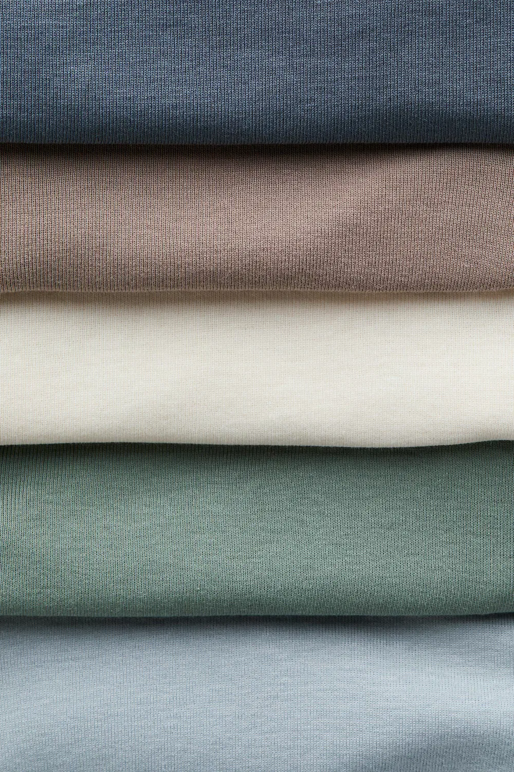 Набор из 5 боди-оберток H&M, Mattblau/Khakigrün — фото 2