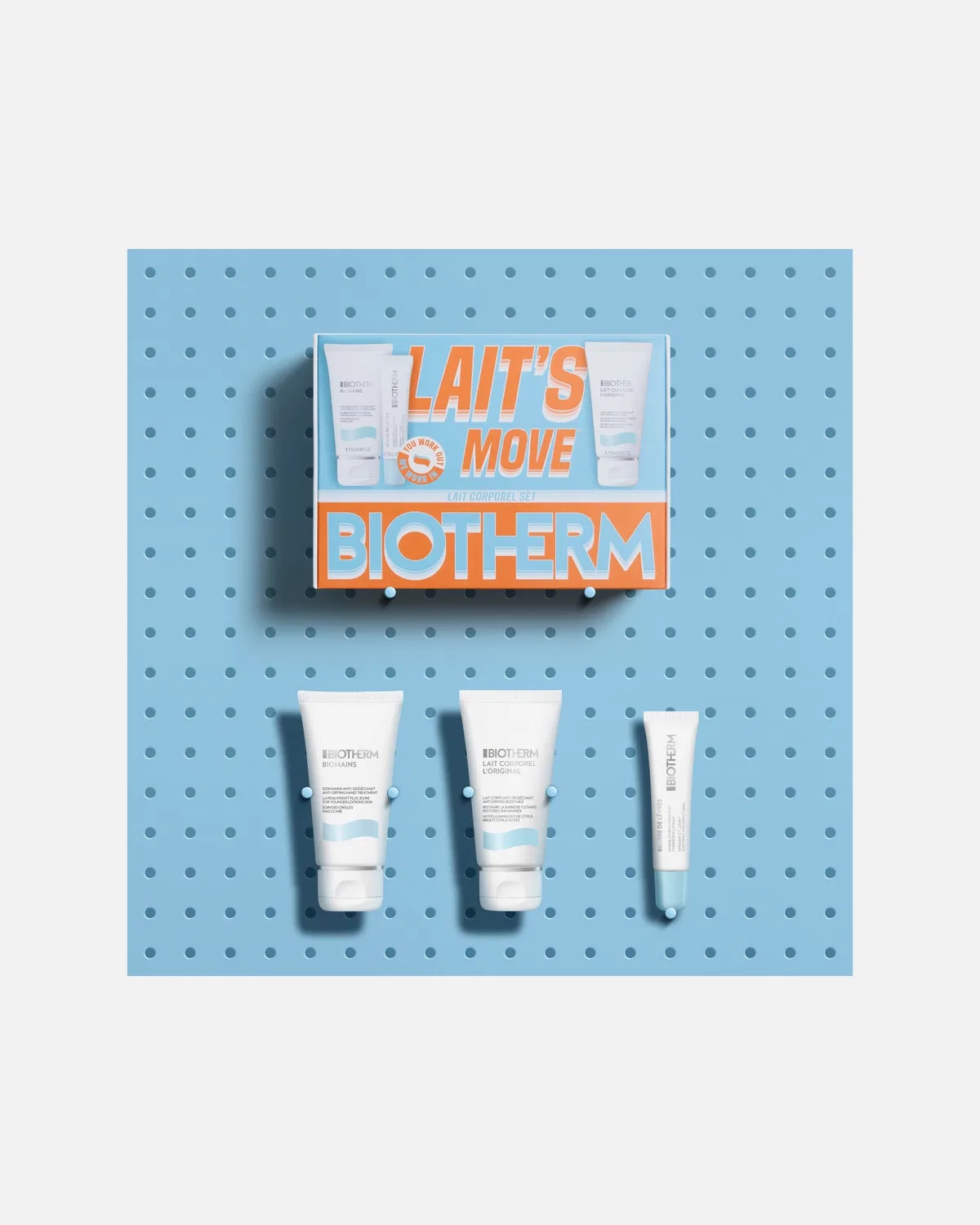 Набор для ухода за лицом Lait Corporel в дорожном формате Biotherm, 1 Stück — фото 2
