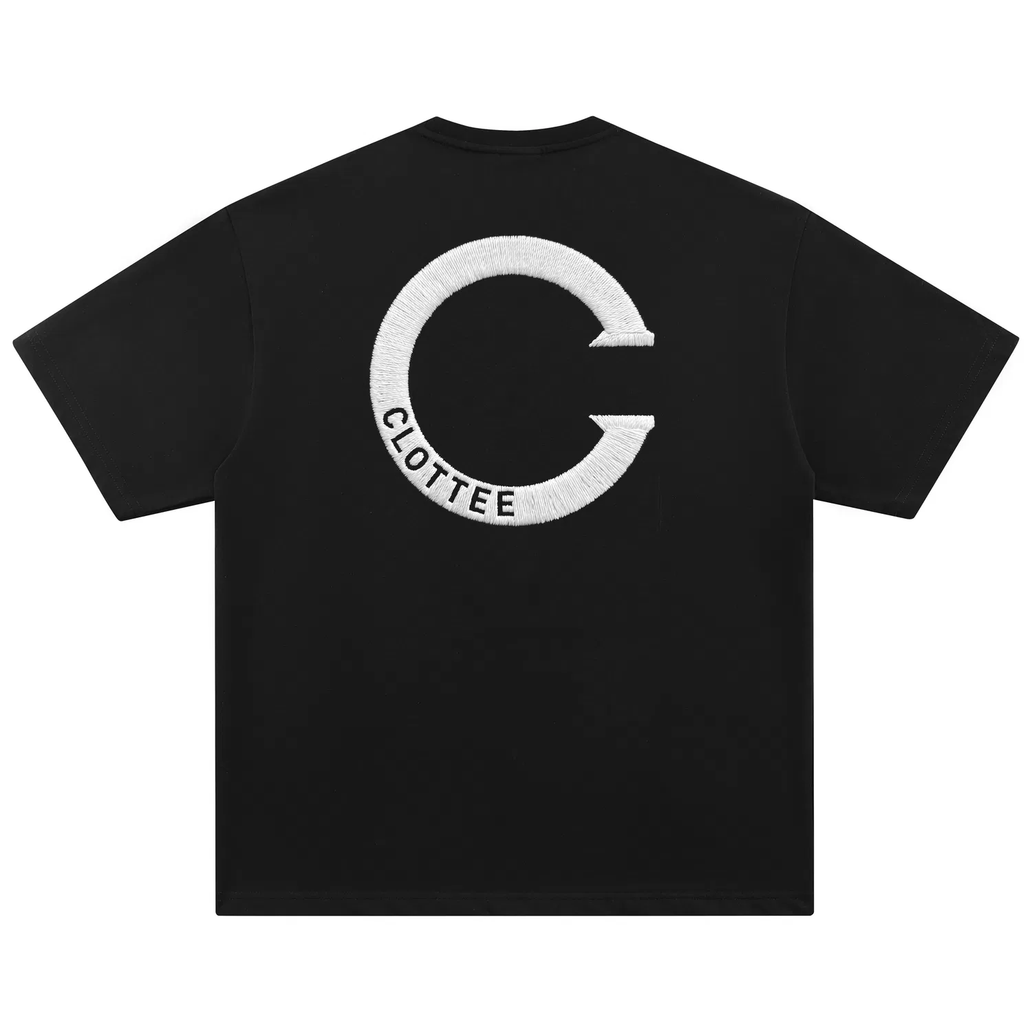 Детская футболка с круглым вырезом T Shirts Unisex CLOT, White Heather Gray (Red Embroidery) — фото 3