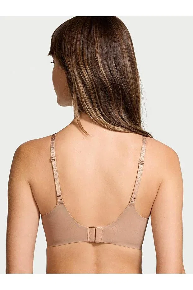 Женский бюстгальтер без косточек с пуш-апом Victoria'S Secret, Praline — фото 3