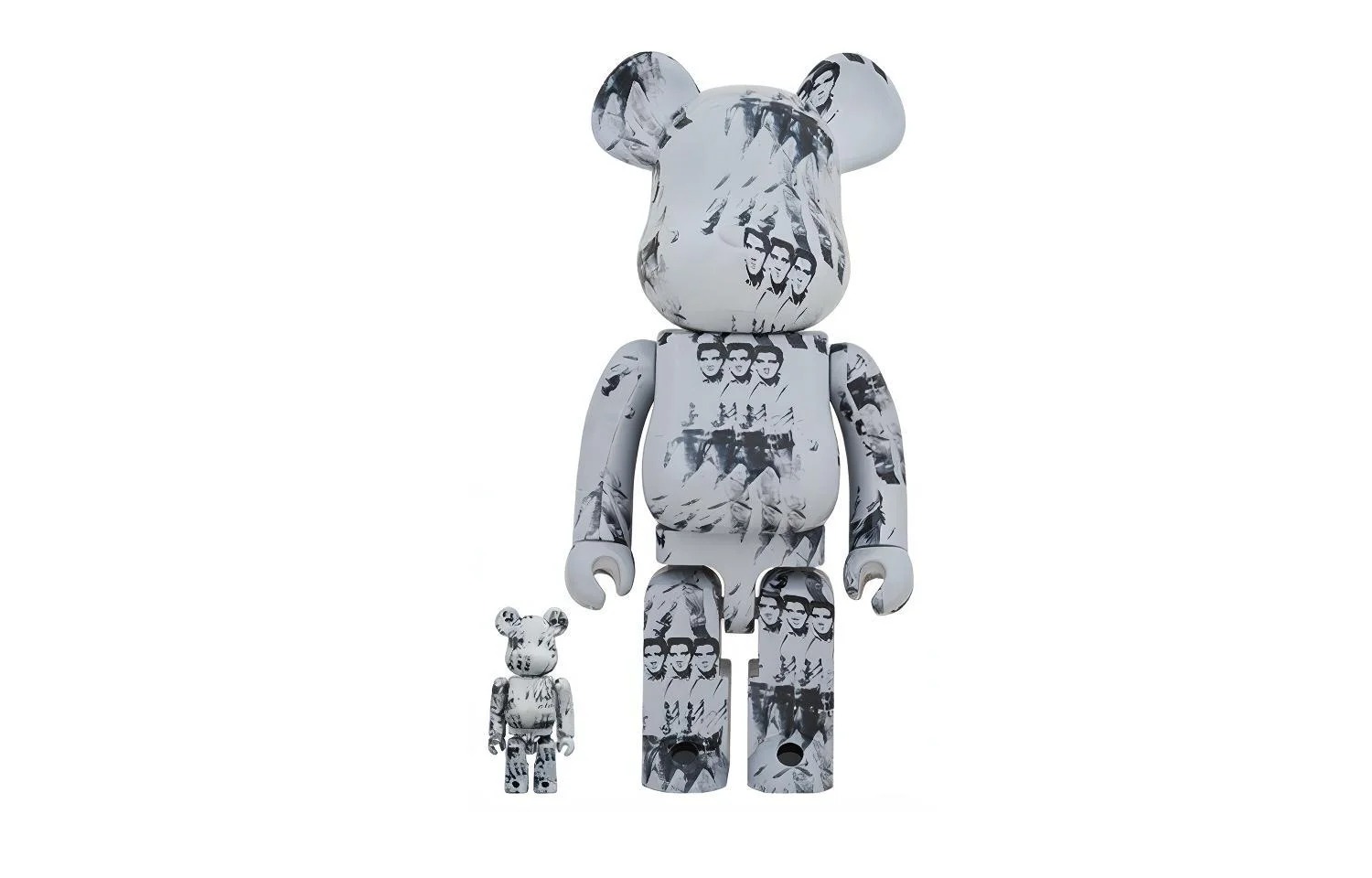 

Виниловая фигурка Be@rbrick Andy Warhol’s Elvis Presley, 30 см + 7 см