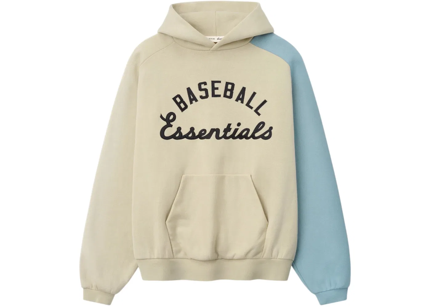 Мужской худи с принтом Fear of God Essentials MLB Raglan Sport Hoodie Sandstone Stone Blue