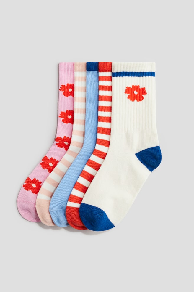 

5 упаковок носков H&M, мультиколор