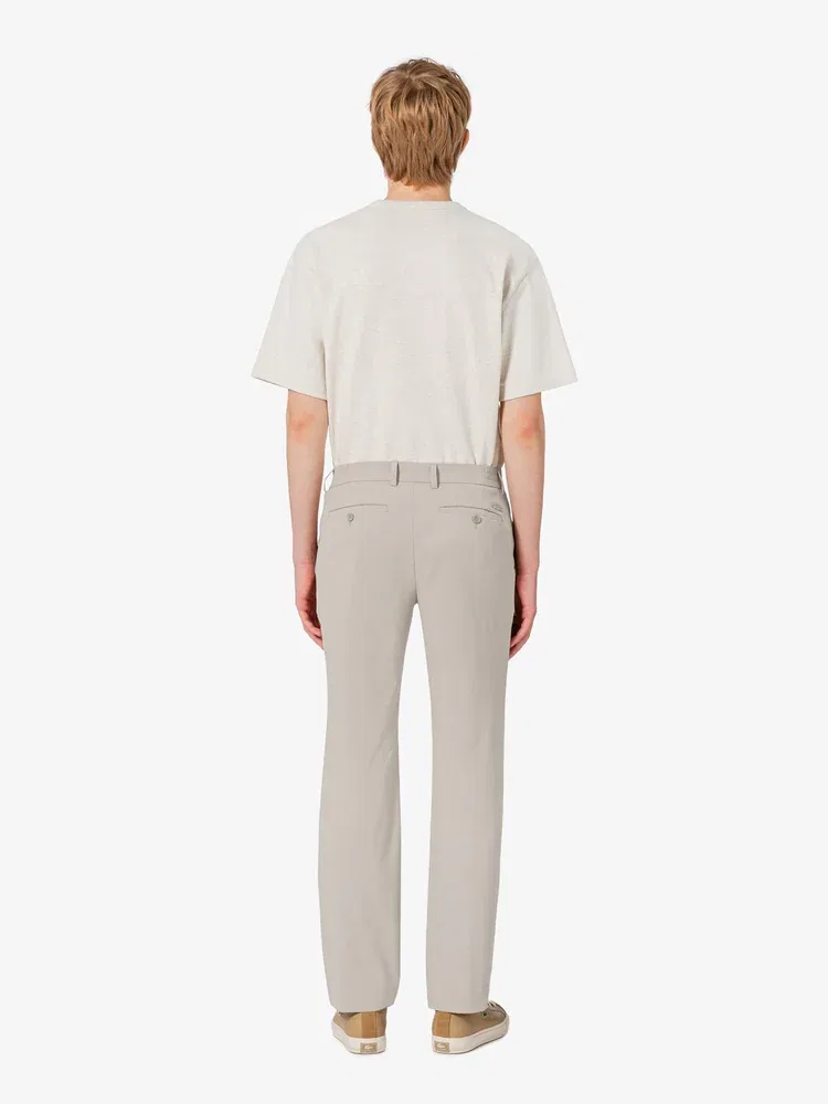Брюки-слим из полиэстера LACOSTE, Beige — фото 3