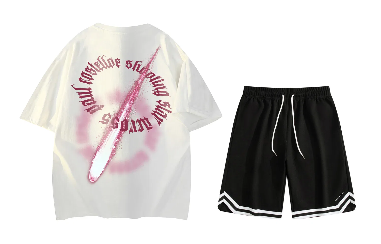 Детский спортивный комплект из футболки и шорт с градиентом, Casual Sportswear, Paul Costelloe — фото 3