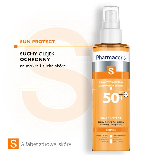 Pharmaceris S Body сухое защитное масло для тела для влажной и сухой кожи с SPF50+, 200 мл — фото 3