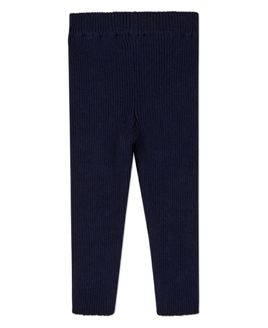 Комплект из кардигана и брюк Chevron Knit Cardigan 2 Piece Set MeMoi, Navy — фото 3