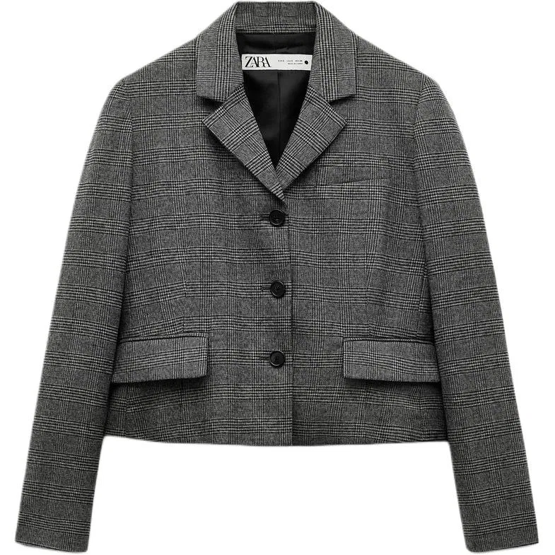 Женский деловой костюм серый ZARA, Gray