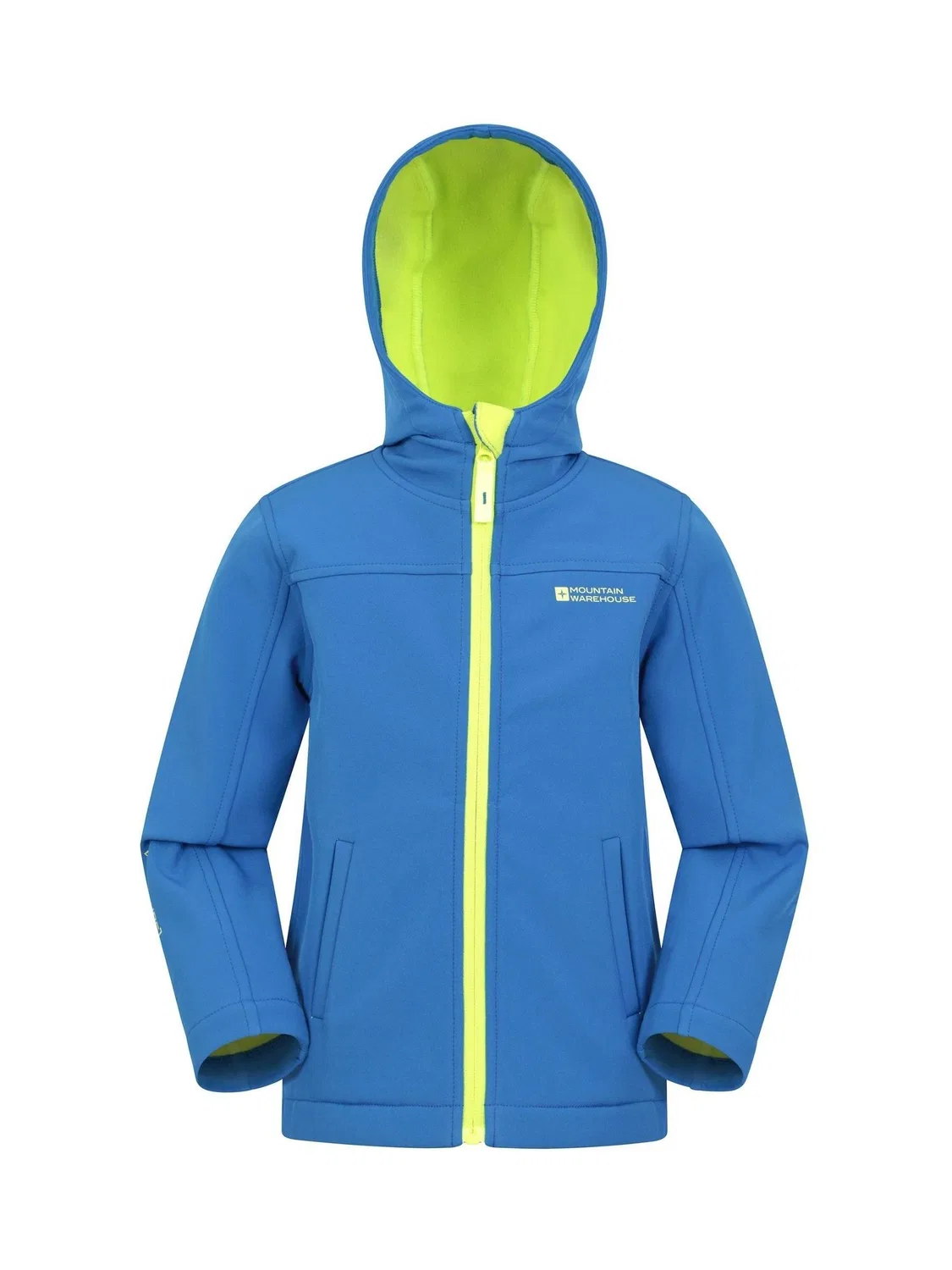 Куртка софтшелл Exodus Kids Mountain Warehouse, аквамарин