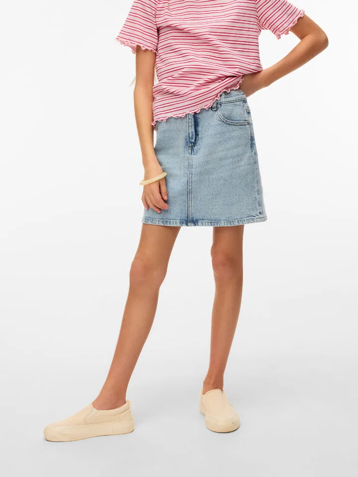Юбка джинсовая Tessa Vero Moda Girl, голубой