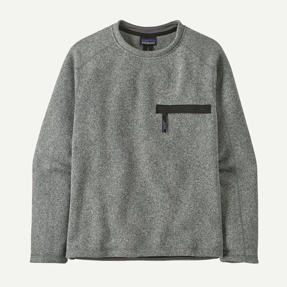 Мужской флисовый свитер с молнией на груди Better Sweater Crewneck Patagonia, Stonewash — фото 3