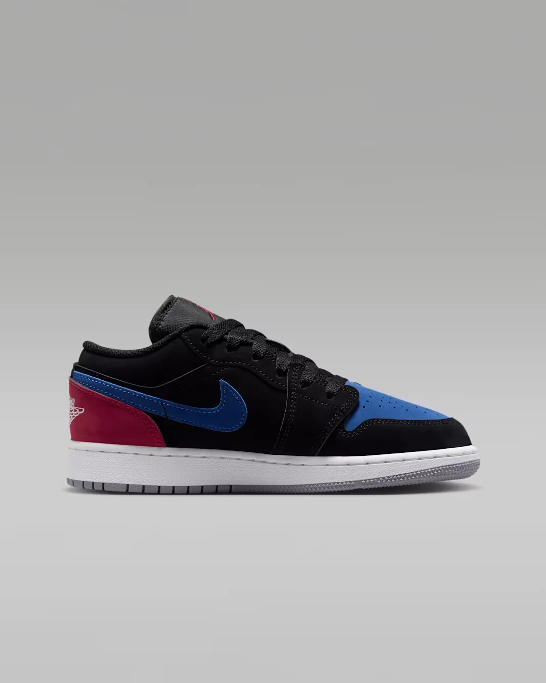 Кроссовки для детей постарше Air Jordan 1 Low, Black/True Blue/Varsity Red/Summit White — фото 3
